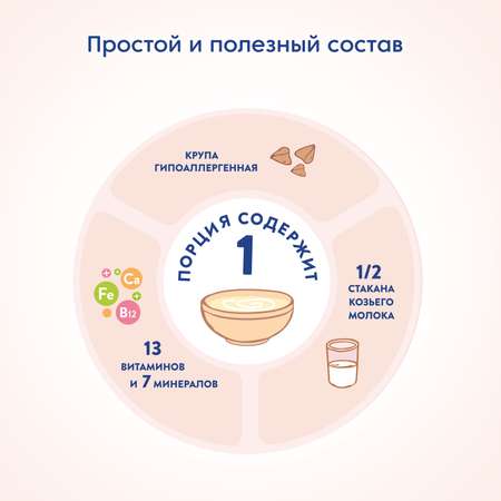 Каша Мамако гречневая на коз молоке 200г с 4месяцев