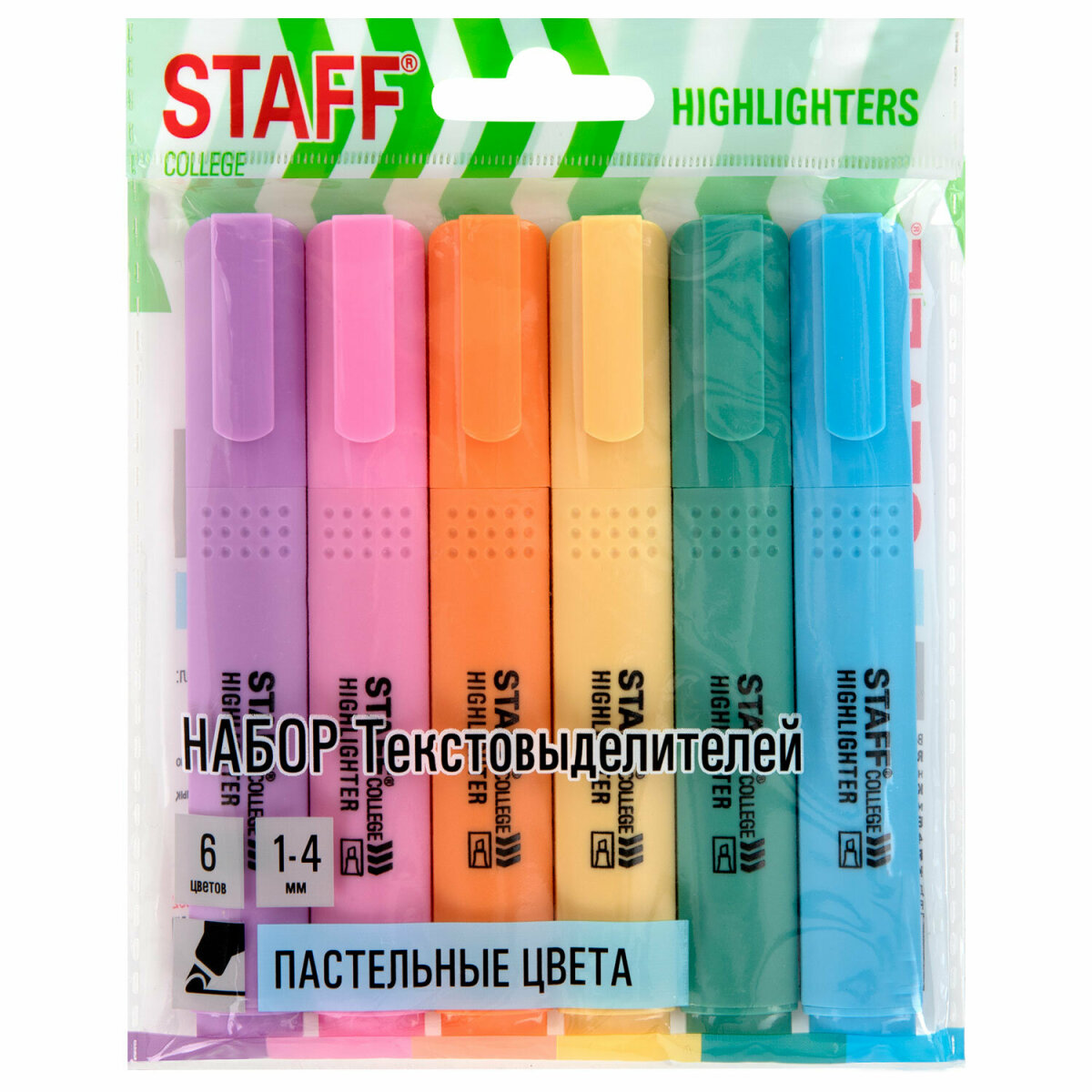 Текстовыделители Staff 6 цв. - фото 5