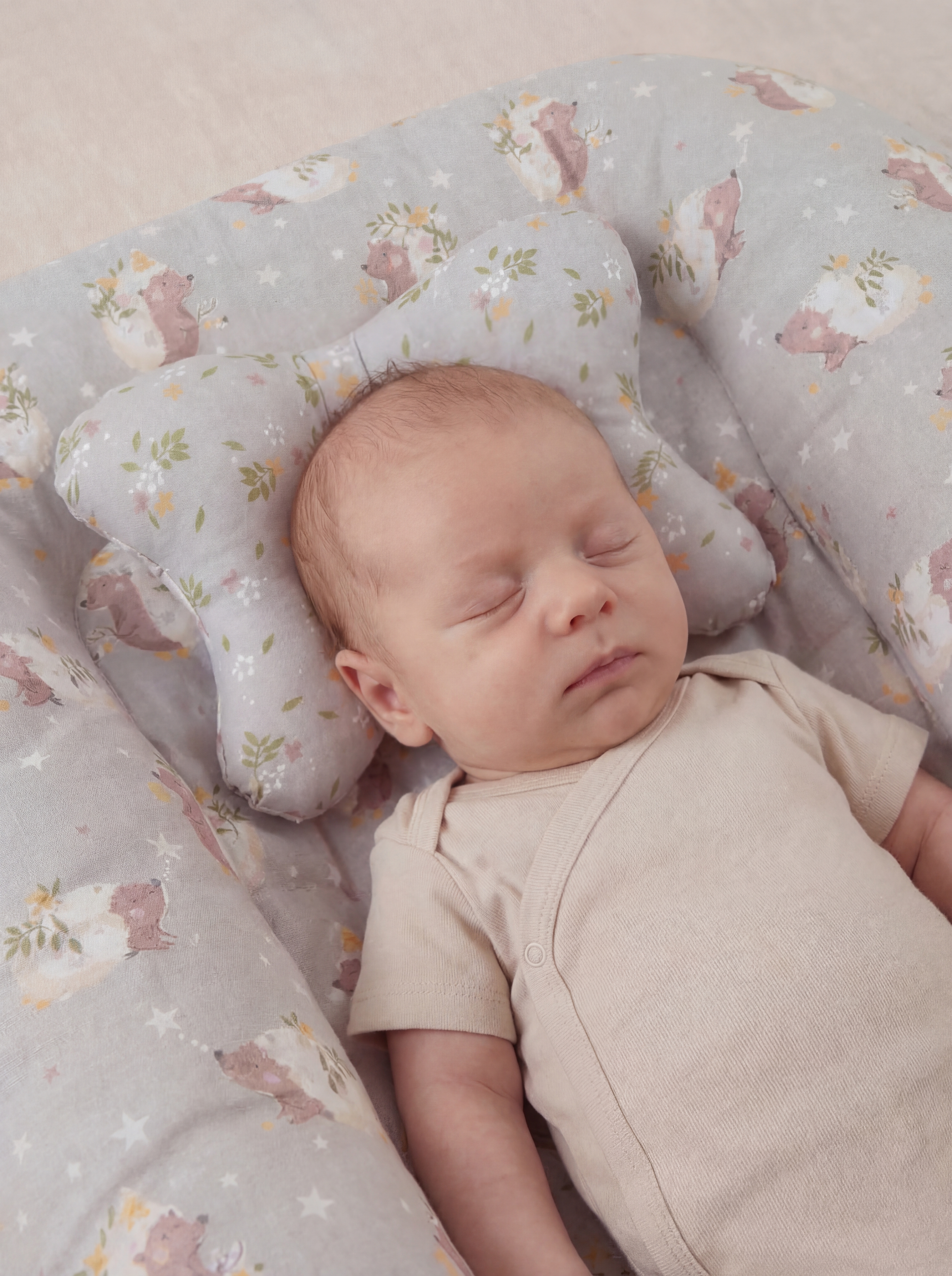 Матрас гнездышко KUZA Ежики 50х90 - фото 2