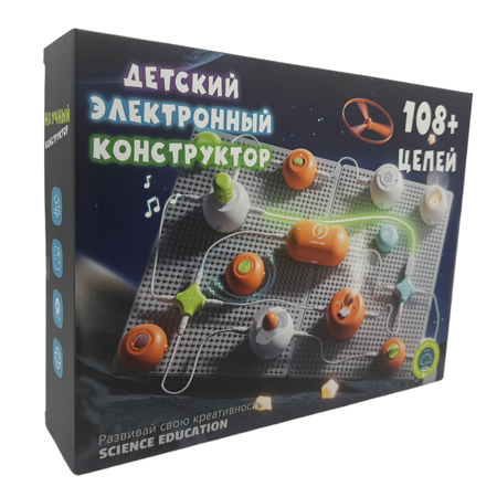Конструктор SCIENCE EDUCATION Топ версия 108+ экспериментов электронный