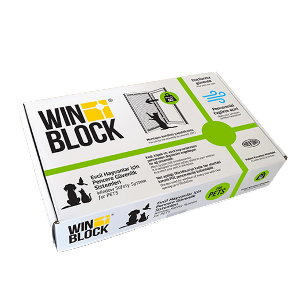 Защитная сетка WINBLOCK на окна  белый кронштейн - фото 1