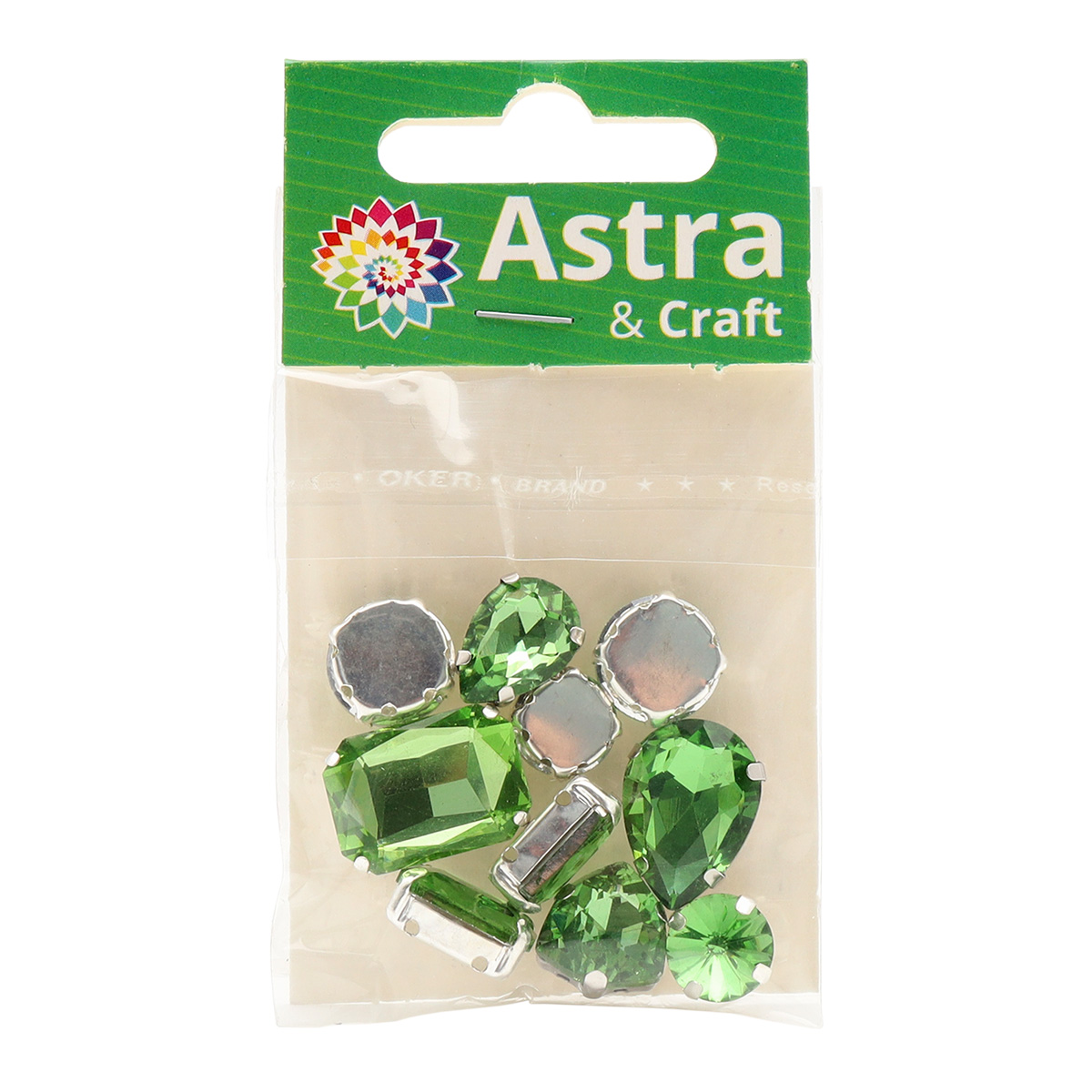 Набор для творчества Astra Craft аппликация Стразы для рукоделия 10 шт - фото 3