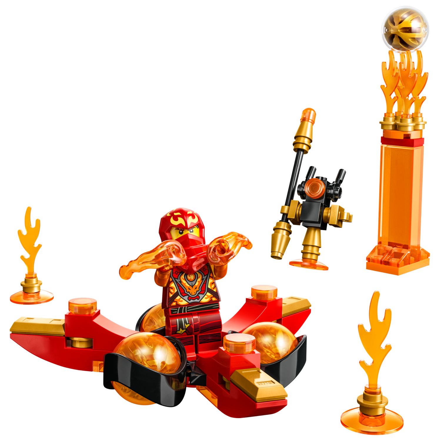 Конструктор LEGO NINJAGO Kais Dragon Power Spinjitzu - фото 2