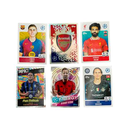 Наклейки topps UEFA Champions League 8 шт. в ассортименте