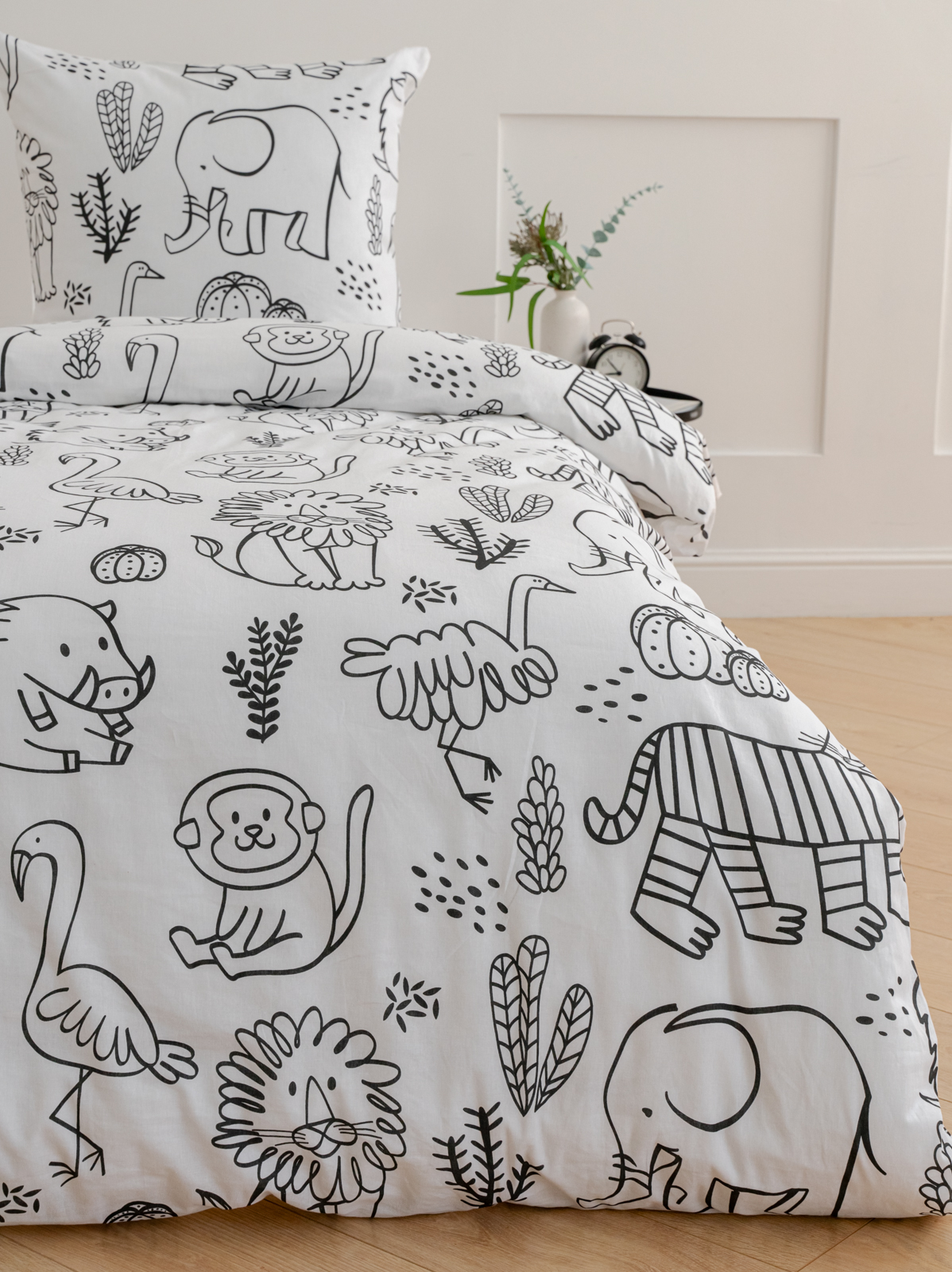 Комплект постельного белья Павлинка Звери полутораспальный - фото 3