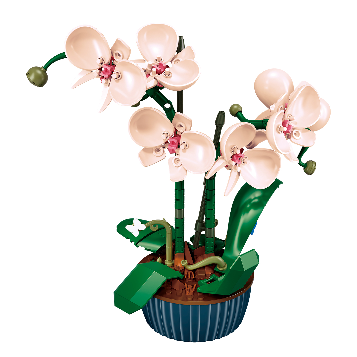 Конструктор SLUBAN Белая орхидея - фото 3