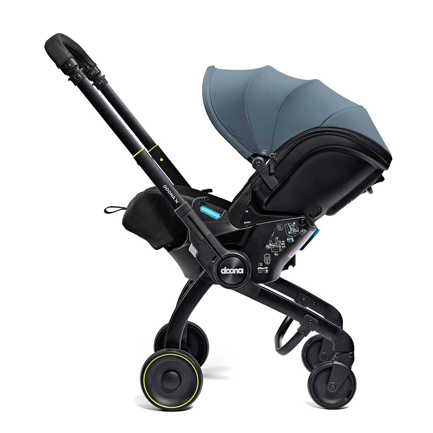 Автокресло Doona X Ocean Blue Isofix 0 (0 -13 кг) - фото 18