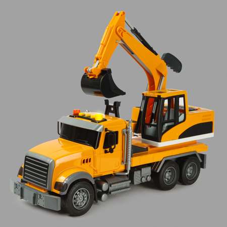 Машинка Mobicaro 1:14 Грузовик с эскаватором Красный 666-82P