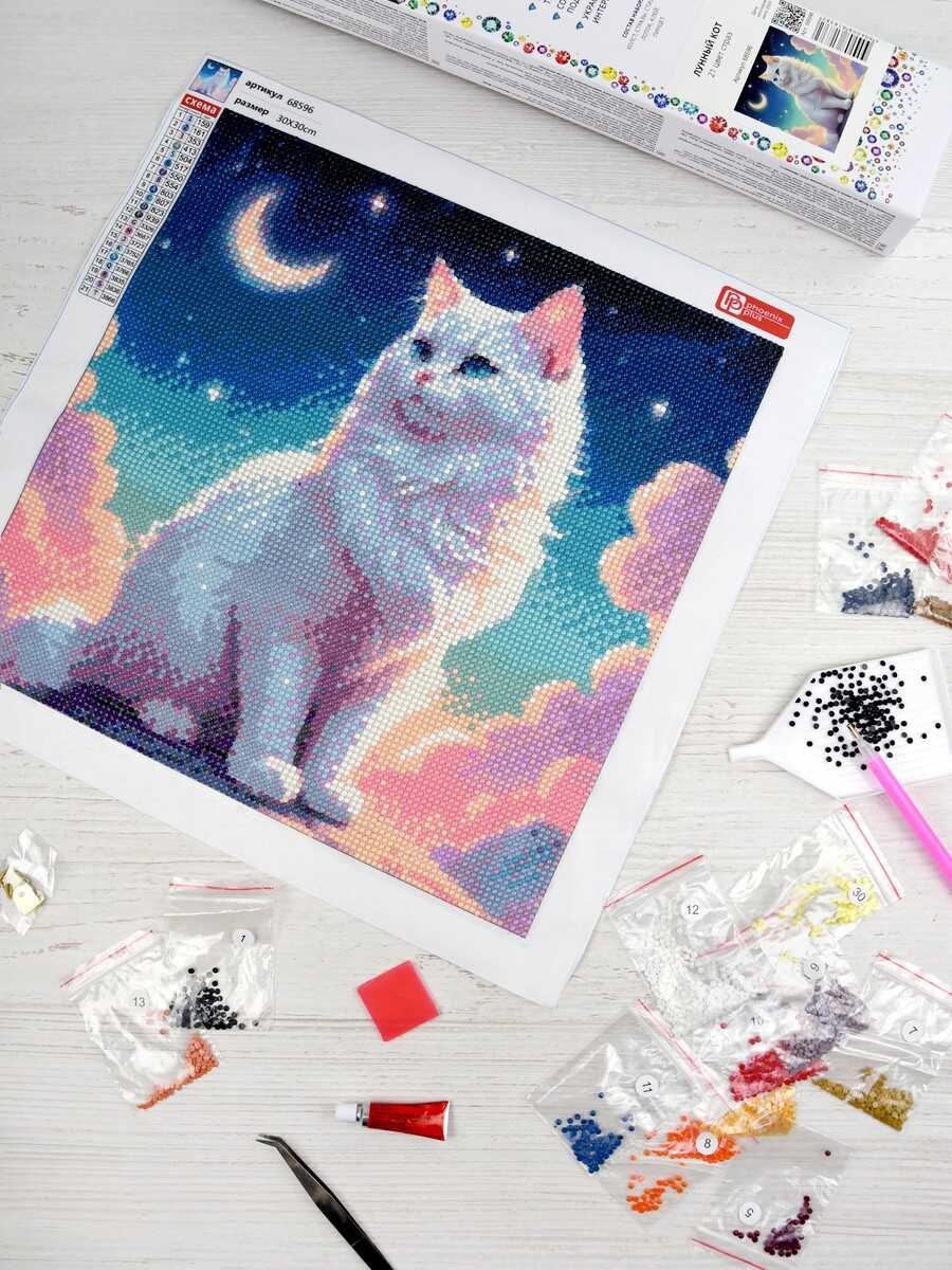 Алмазная мозаика Феникс + - фото 9