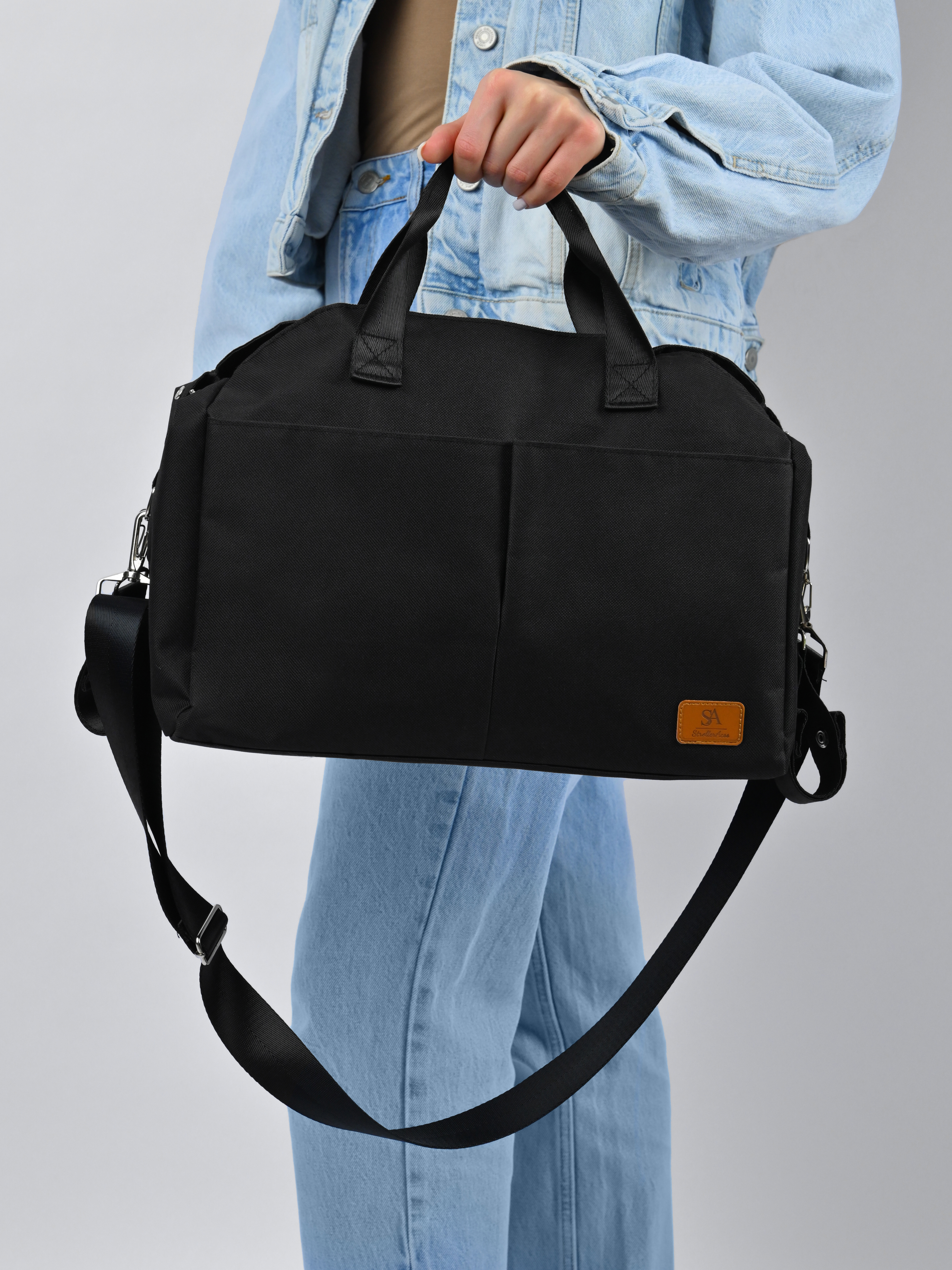 Сумка на ручку коляски StrollerAcss SA8/Черный - фото 16