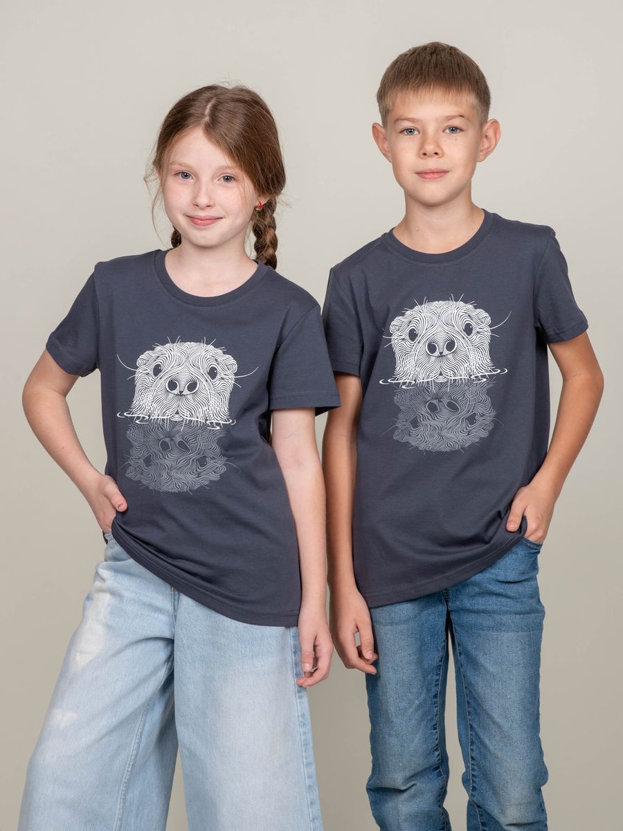 Футболка Lets Go 51366_серый - фото 3