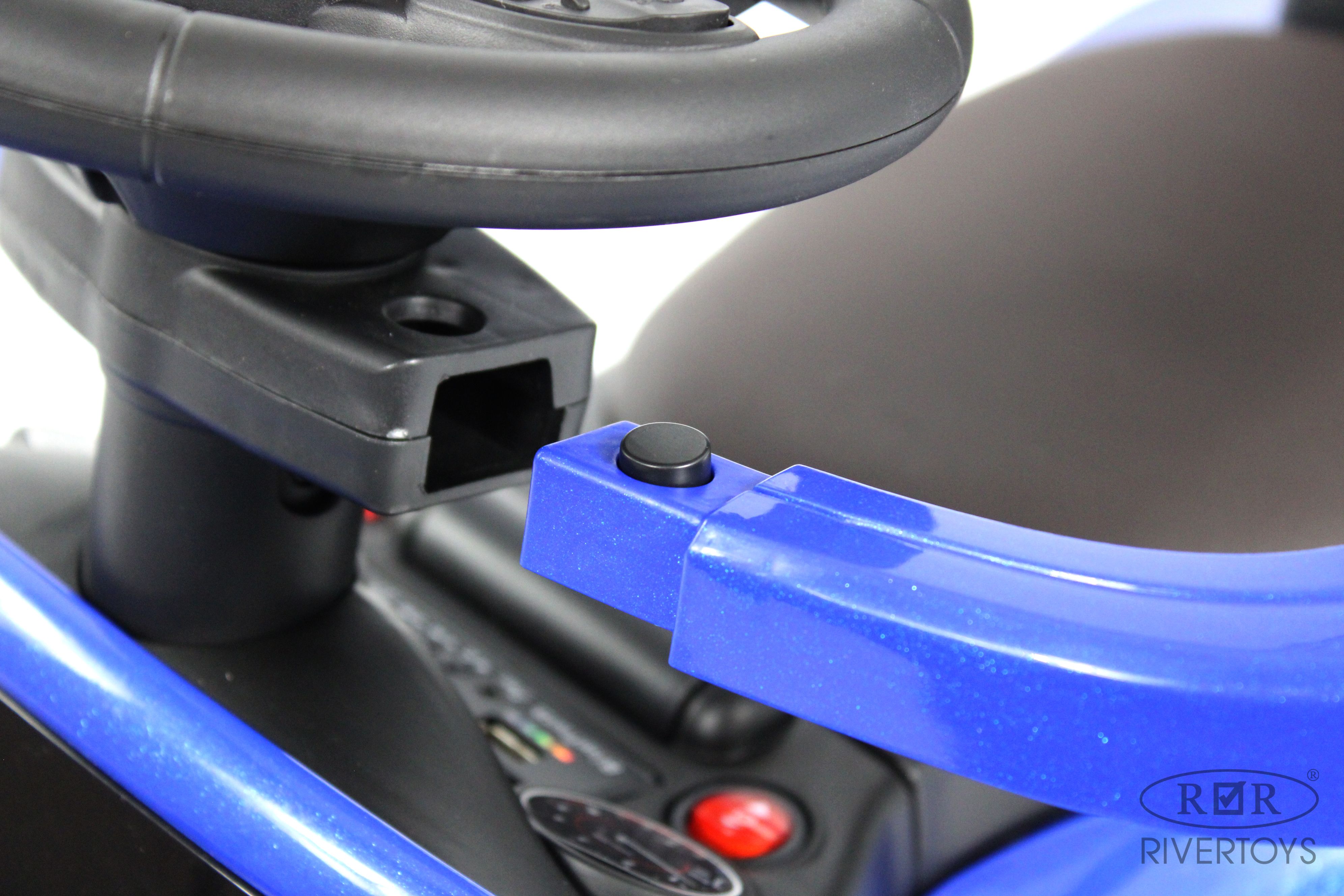 Каталка RIVERTOYS Z002ZZ-C-BLUE синий - фото 11