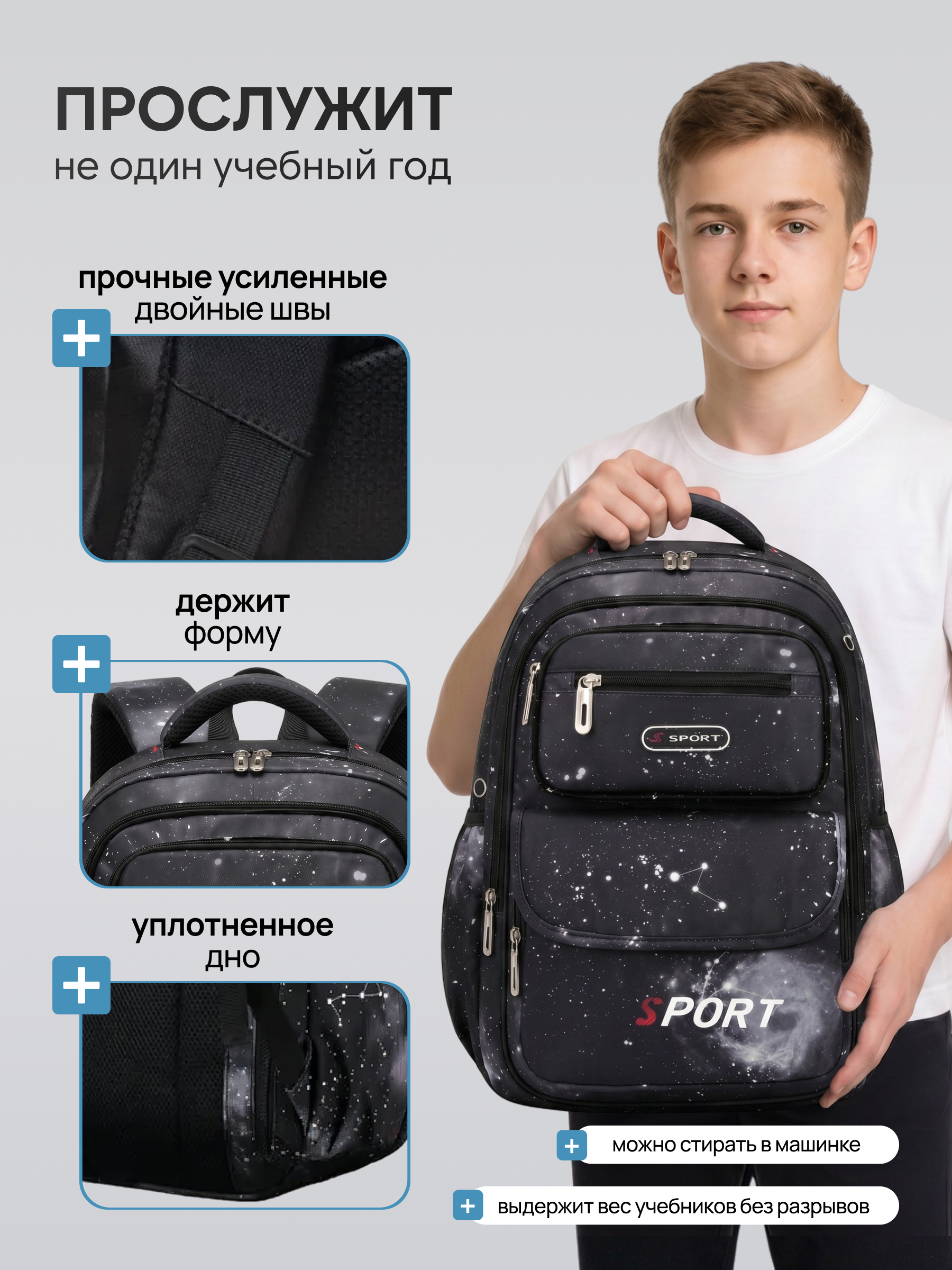 Рюкзак LUXMAN для мальчика - фото 3