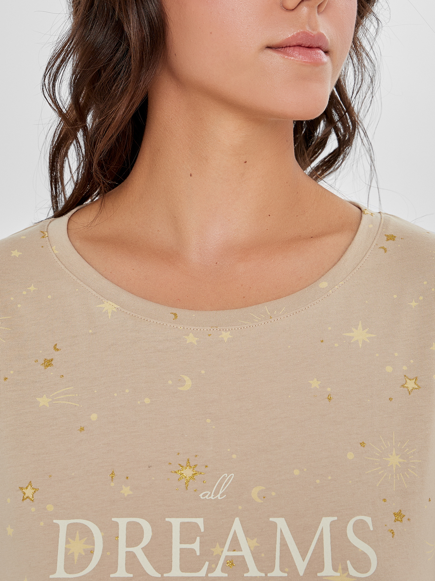 Сорочка ночная Mark Formelle (Марк Формэль) 572310/звезды на песочном - фото 3