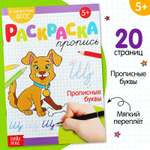 Раскраска пропись Буква-ленд Прописные буквы 20 стр