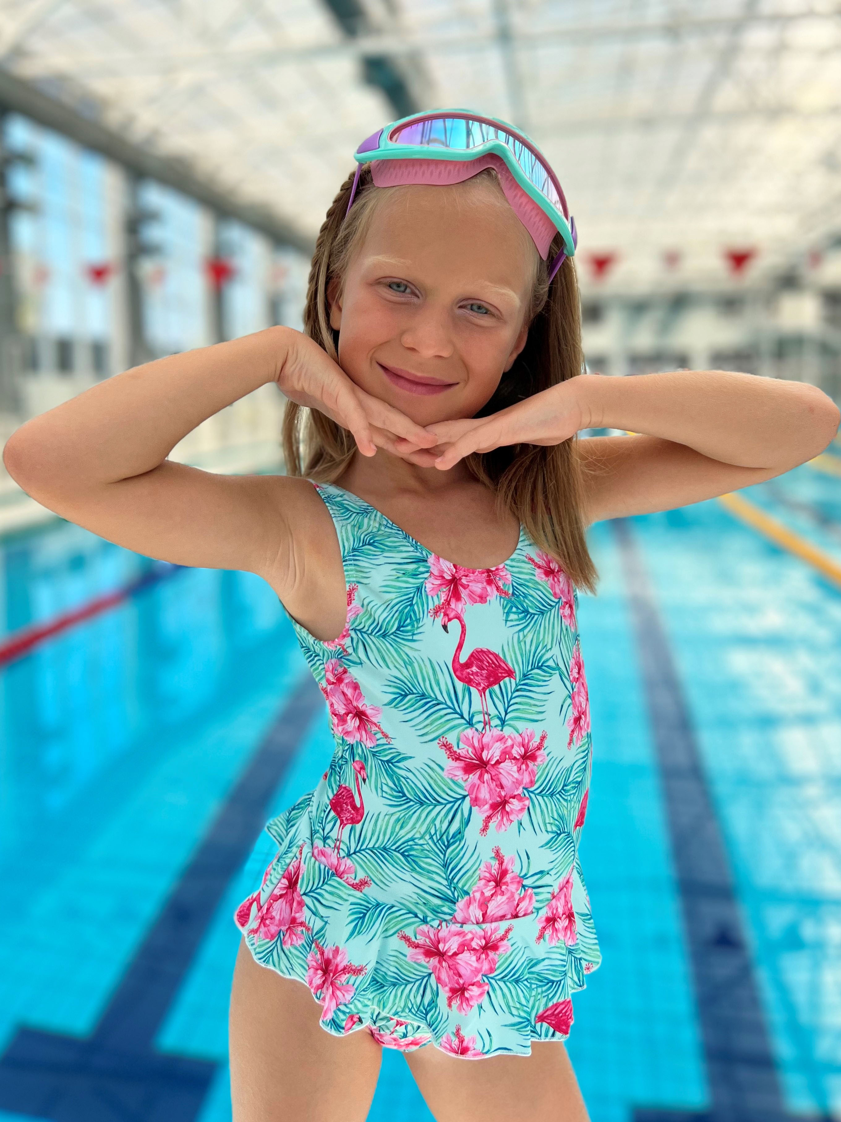 Купальник Capitania KIDS-002/FLAMINGOANDPALMS - фото 2