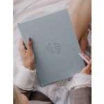 Фотоальбом-дневник Moms Recordbook Первый альбом малыша голубой для мальчика кожа