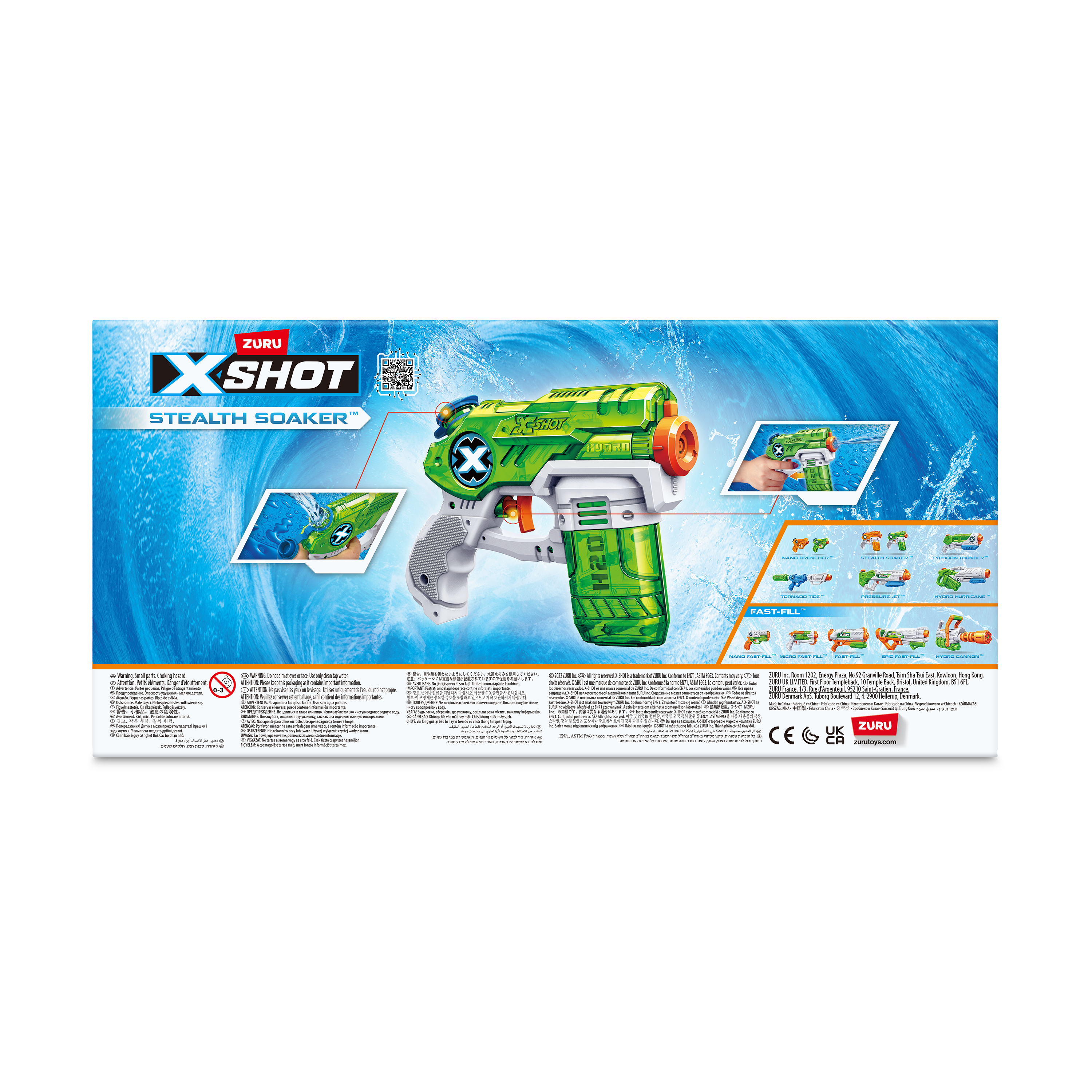 Бластер водный Zuru XSHOT  Water Стелс Сокер Дабл - фото 13