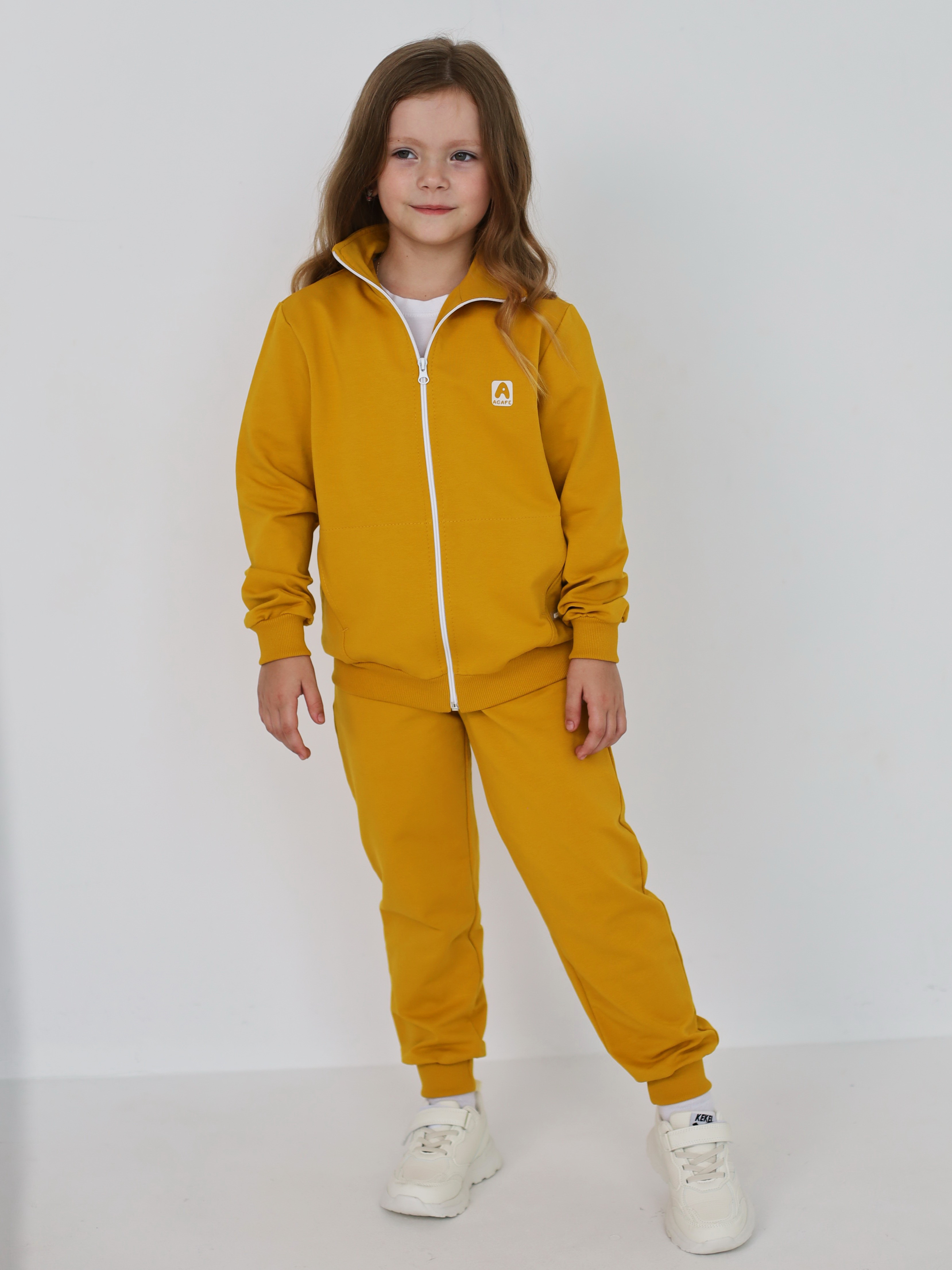 Костюм Агапэ 8015_горчичный - фото 1