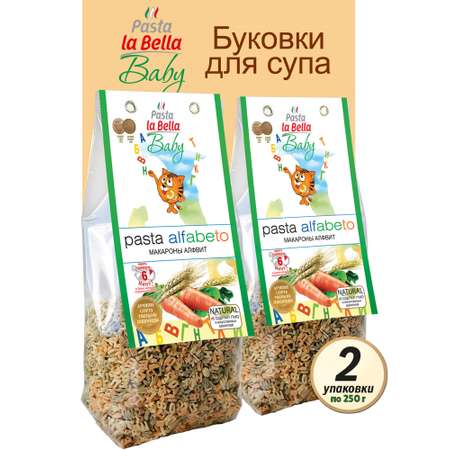 Макароны детские Pasta la Bella Макароны Алфавит 250 г