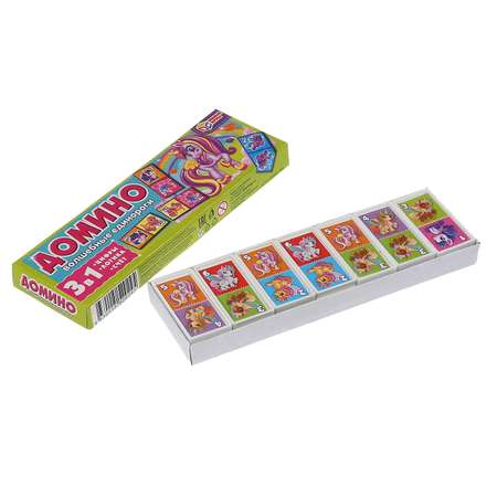 Настольная игра Умные игры Домино Волшебные единороги