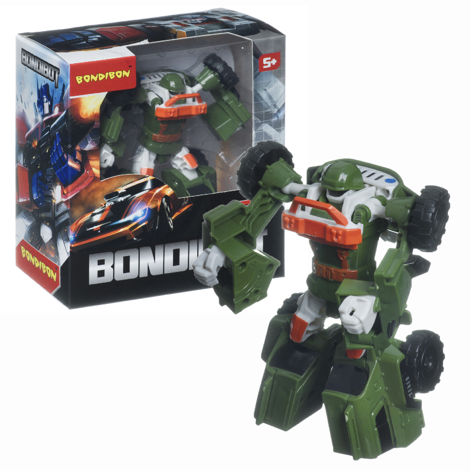 Фигурка Bondibon трансформер Робот Машина 2в1 - фото 1