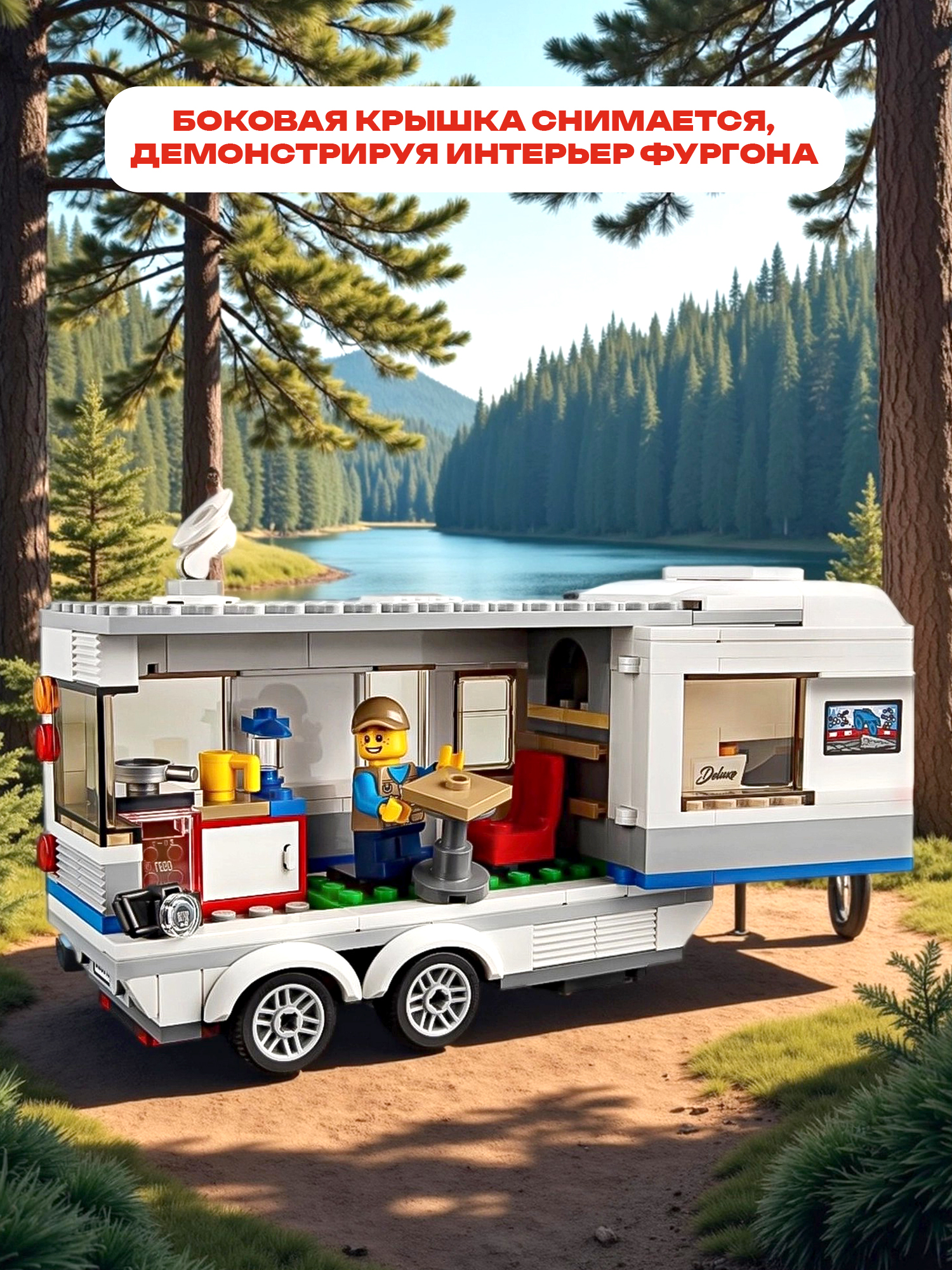 Конструктор Madliani Дом на колесах 344 дет. - фото 3