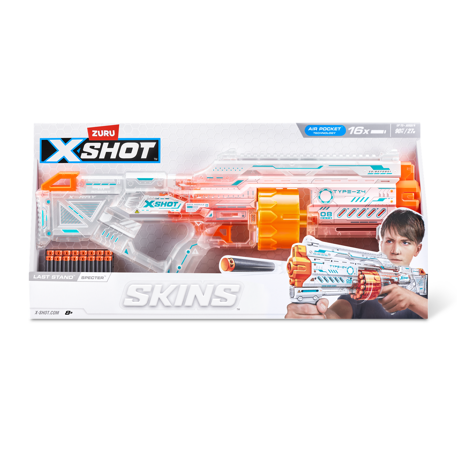 Бластер Zuru XSHOT  Skins Last Stand Specter - фото 11