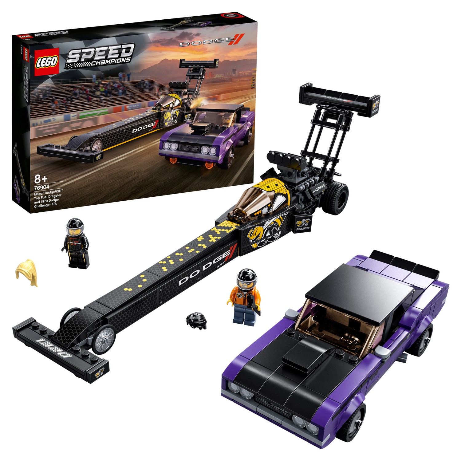 Конструктор LEGO Speed Champions Mopar Dodge/Dodge Challenger блочный - фото 1
