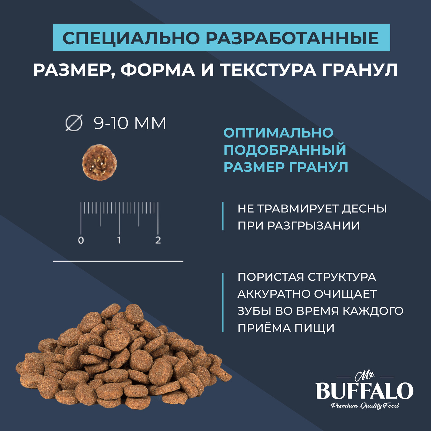 Корм для собак Mr.Buffalo Puppy Junior всех пород с индейкой сухой 2кг - фото 6
