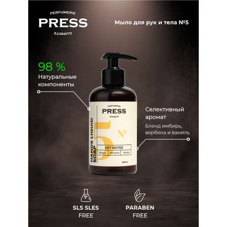 Мыло жидкое Press Gurwitz Perfumerie