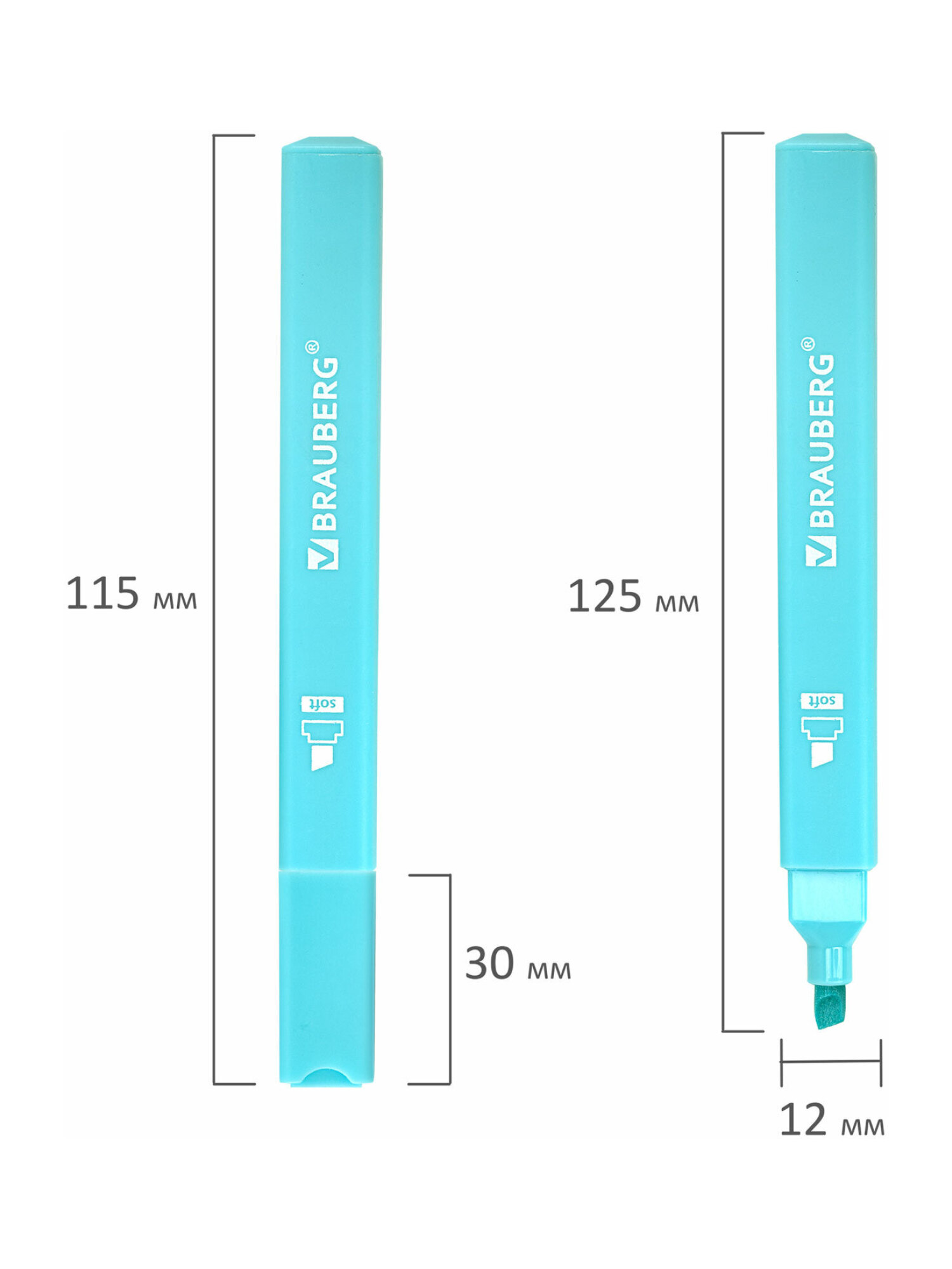 Текстовыделители Brauberg 6 шт. - фото 17