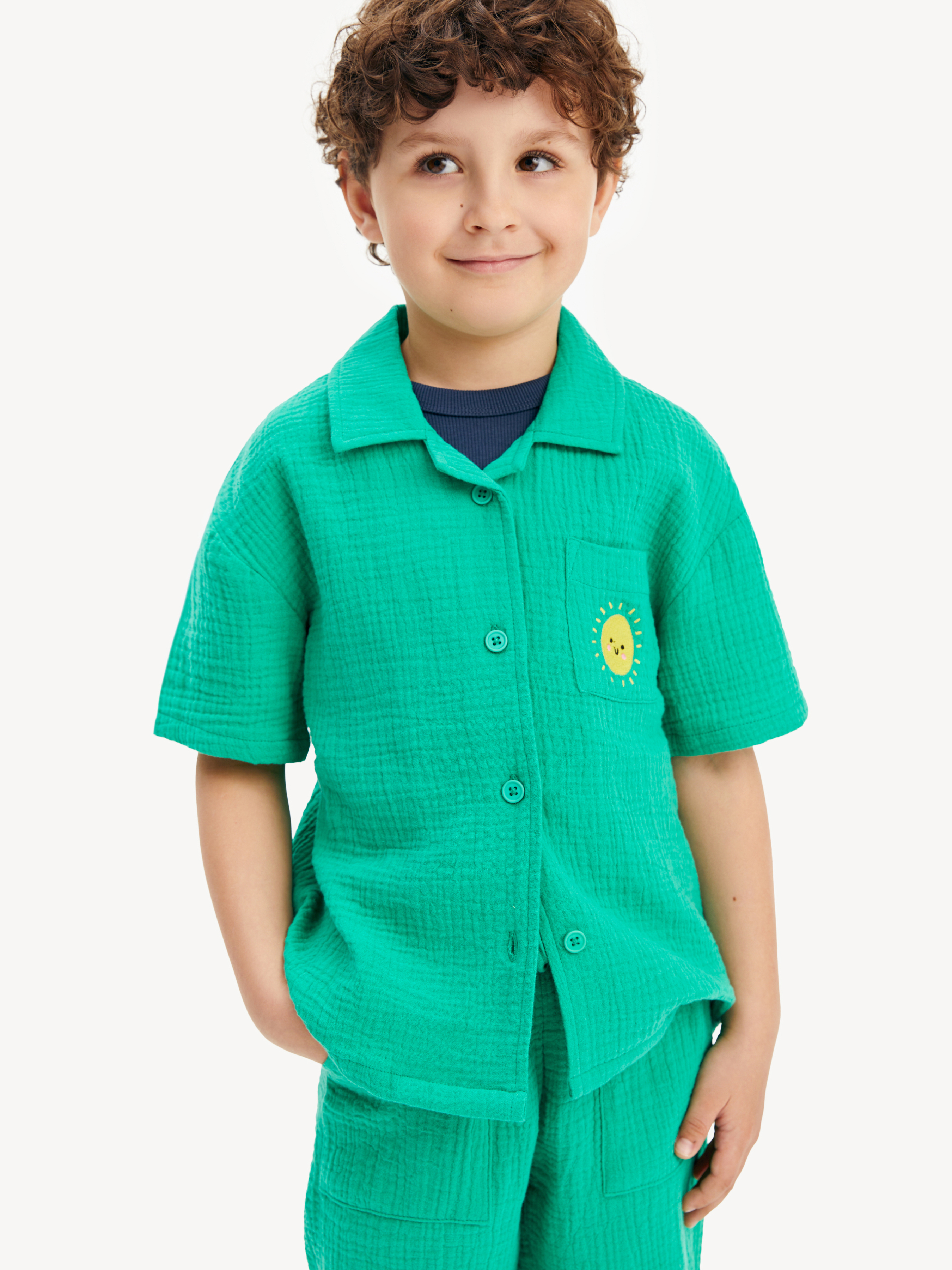 Рубашка Junion 904978.TSHR0019-Green-2 - фото 4