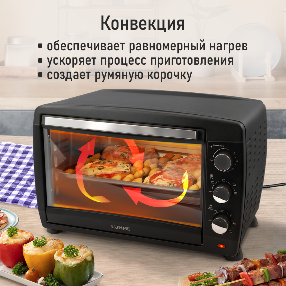 Духовой шкаф LUMME LU-EO1717A - фото 4