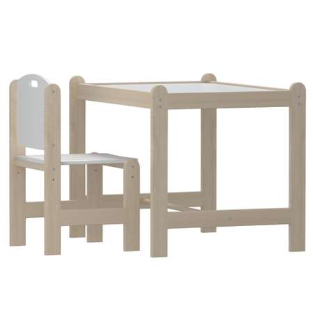 Столы детские WOODLINES Каспер из массива березы и ЛДСП