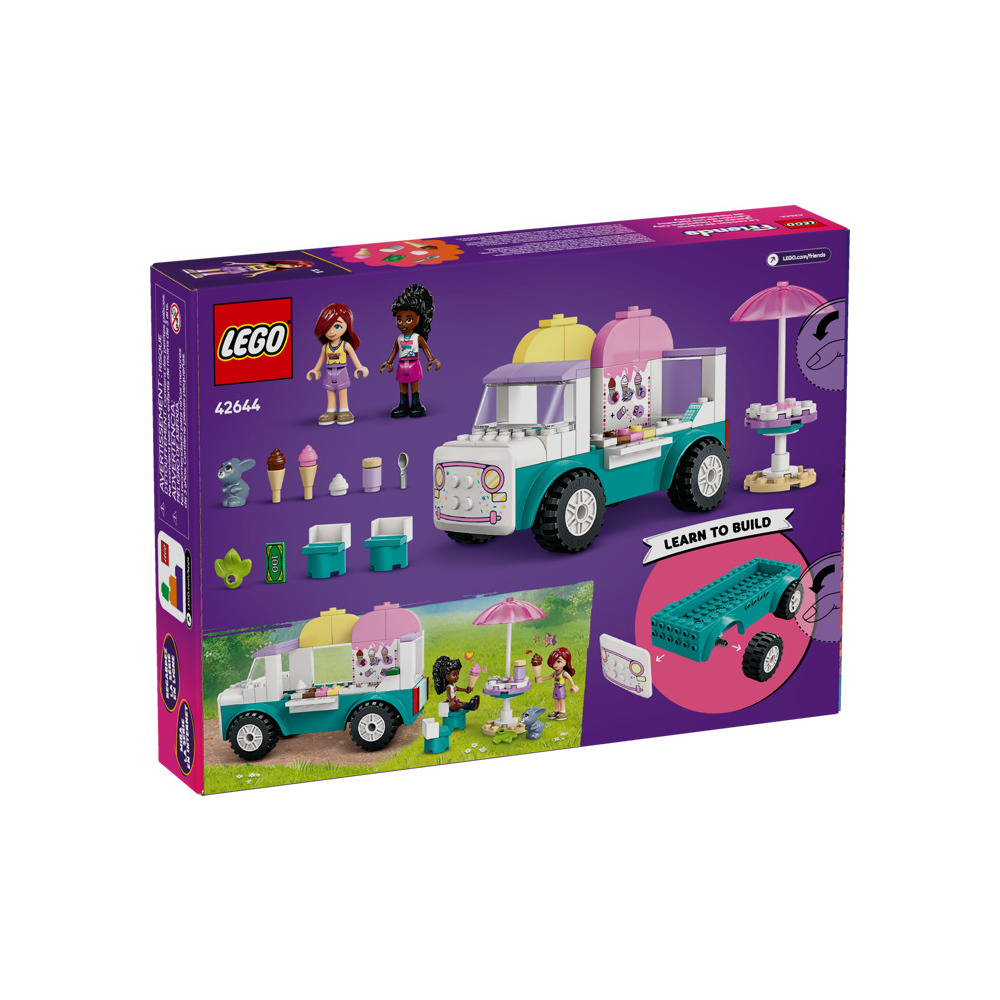 Конструктор LEGO Friends Грузовик с мороженым 42644 896 дет. - фото 6