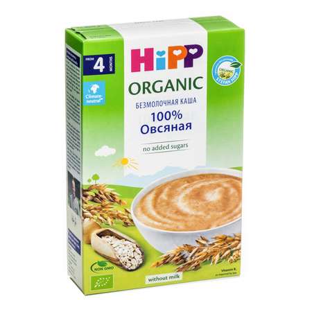 Каша безмолочная Hipp овсяная 200г с 4месяцев