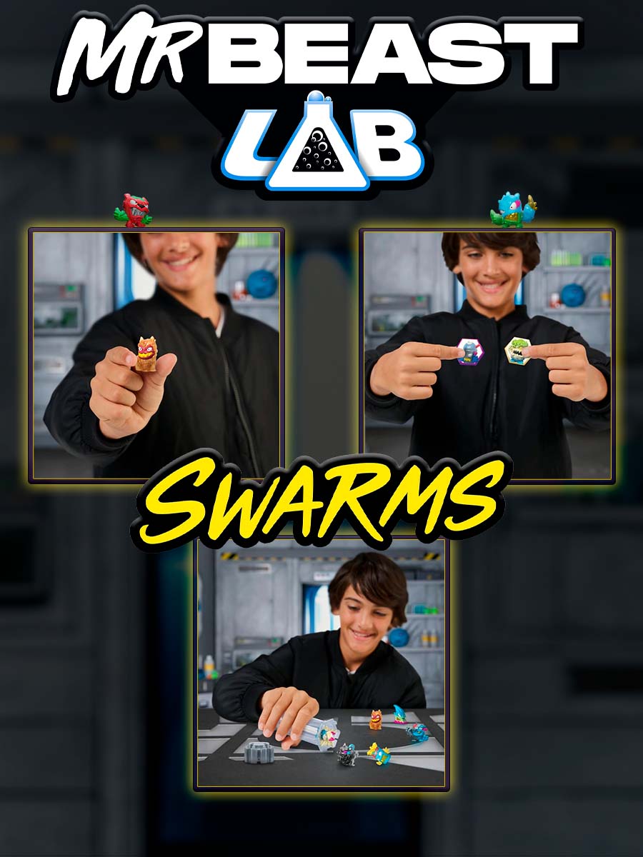 Фигурка Moose MrBeast Lab 6 монстров+1 колба - фото 3