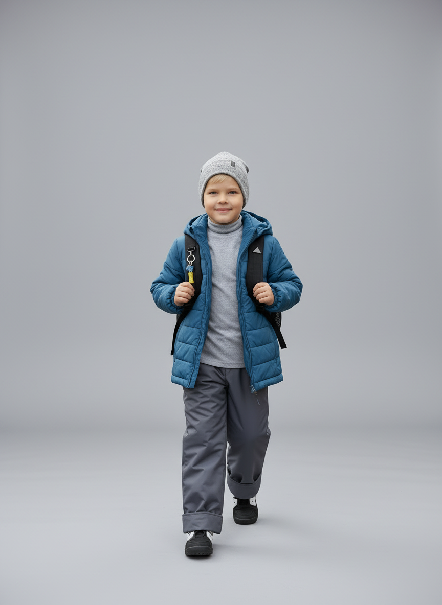 Изображение товара Брюки для мальчика Arctic kids демисезонные с мембраной, утепленные, регулируемая длина