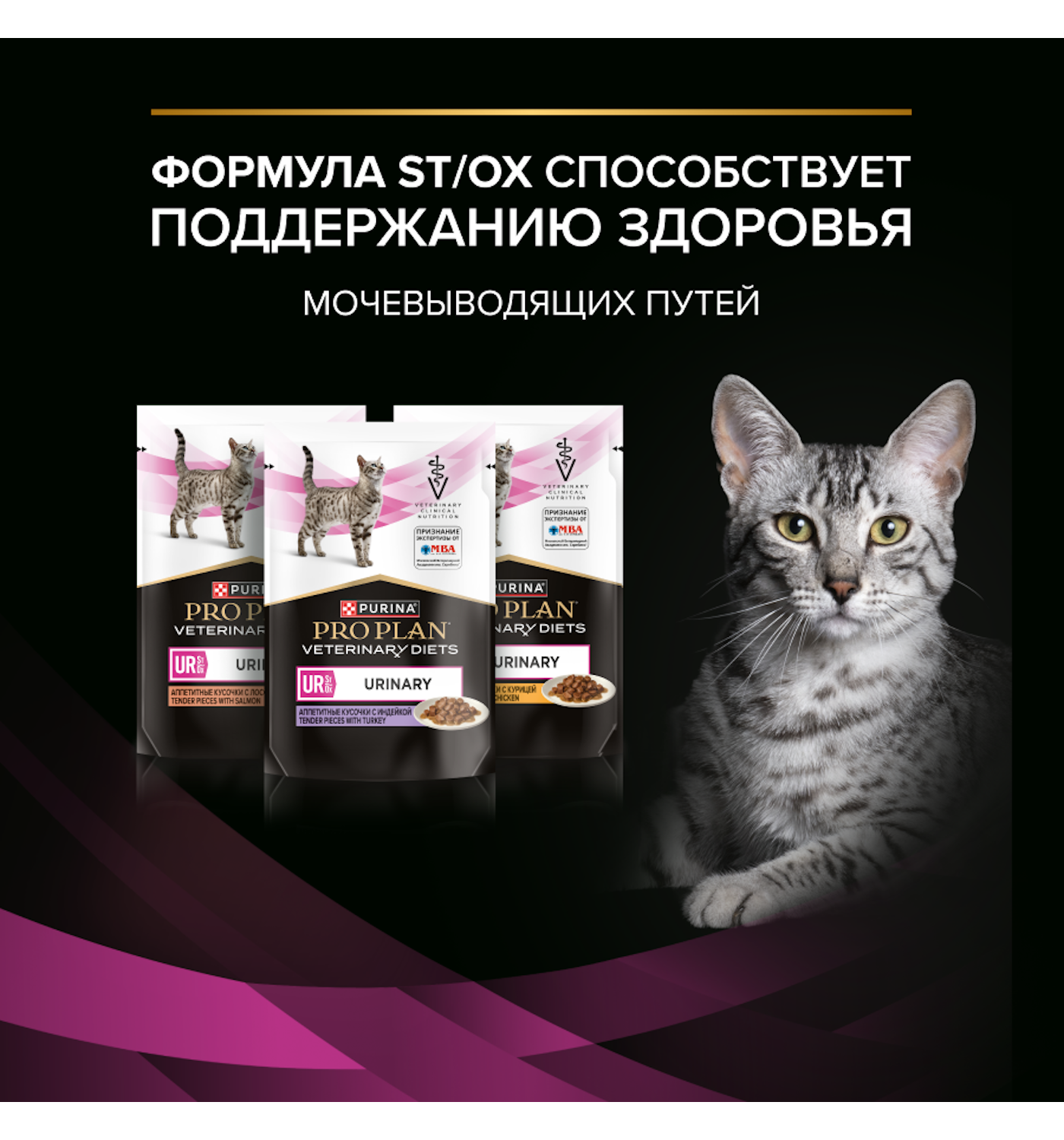Влажный корм для кошек диетический PRO PLAN Ur St/Ox Urinary при болезнях нижних отделов мочевыводящих путей с индейкой 85г - фото 9