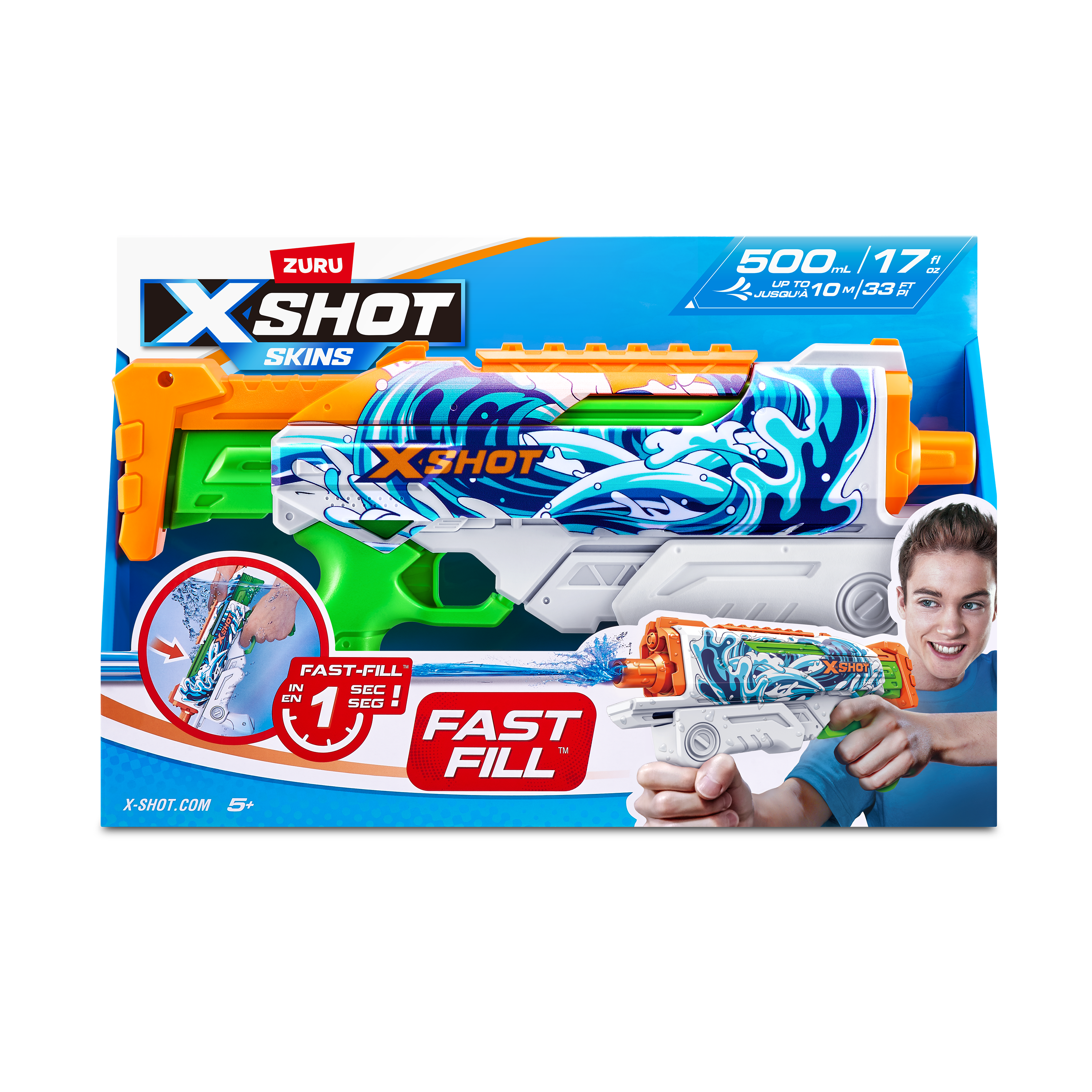 Бластер водный Zuru XSHOT  Skins Гиперлоад - фото 7