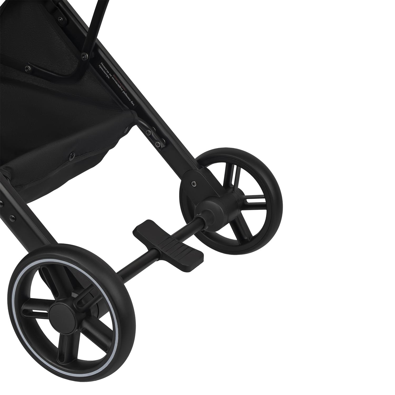 Коляска прогулочная Indigo Trip для путешествий черный - фото 27