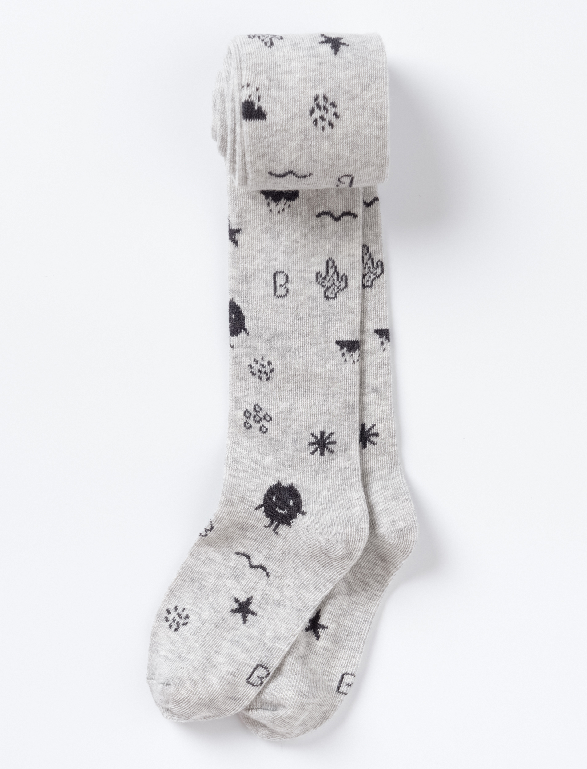 Колготки artie 2m846/Светло-серый меланж - фото 1