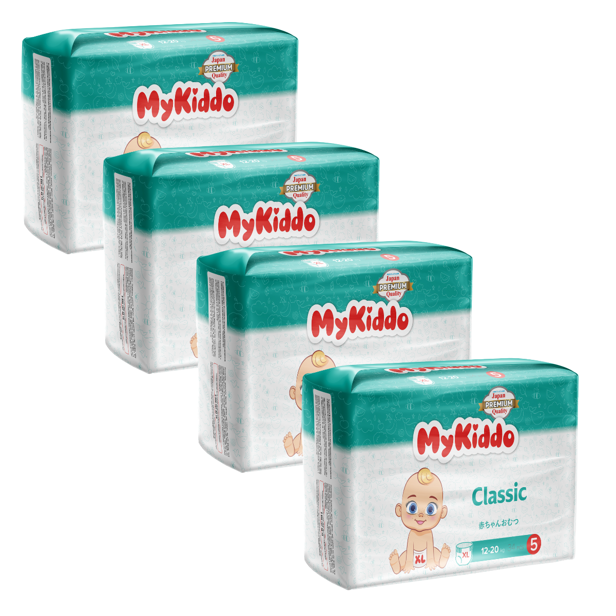 Трусики MyKiddo Classic XL 136 шт. - фото 1