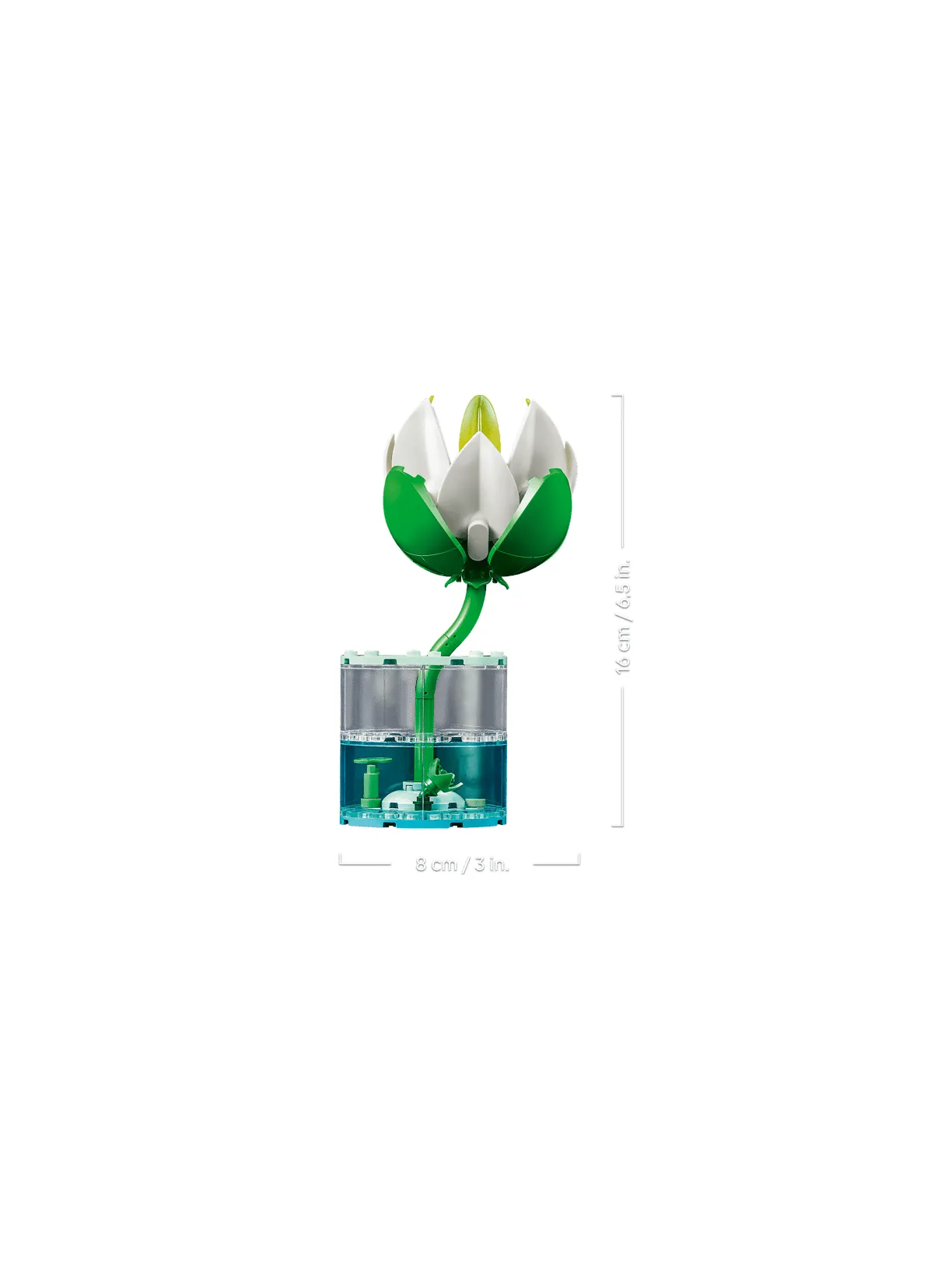 Конструктор LEGO Botanicals Водяные лилии 259 дет. - фото 3