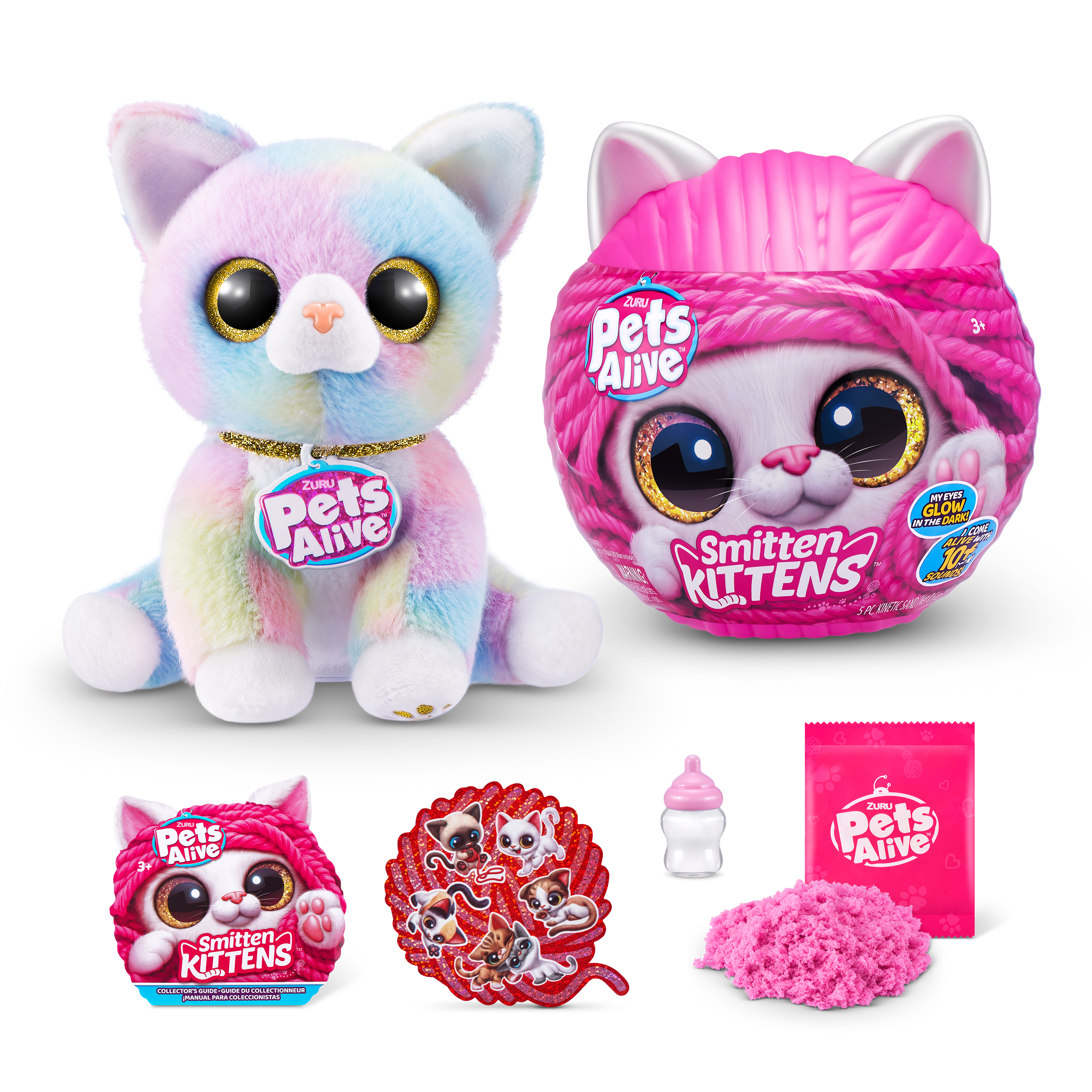 Интерактивная игрушка Zuru Pets Alive 9541 Smitten Kittens ласковый котенок - сюрприз - фото 14