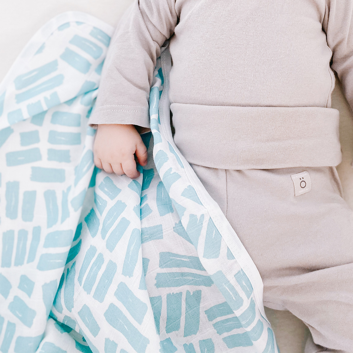 Пелёнка Mjolk Краски муслин 80х80 см - фото 5