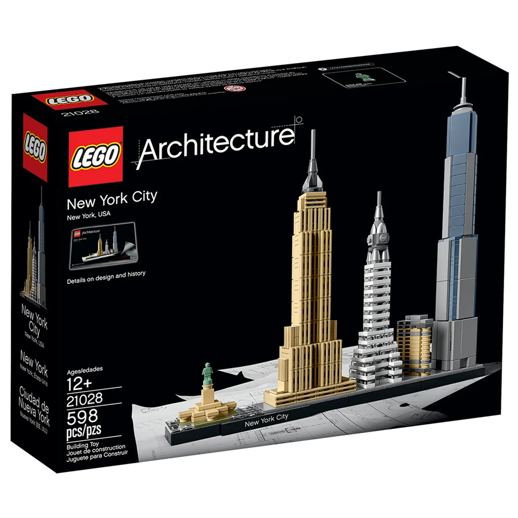 Конструктор LEGO Architecture Нью-Йорк 598 дет. - фото 1
