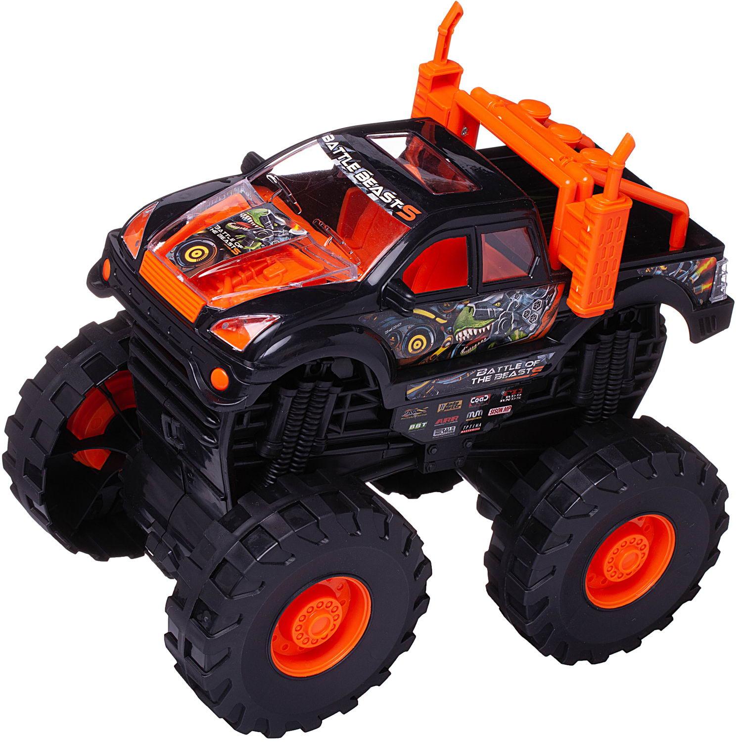 Внедорожник Junfa Jeep 1:16 WC-11589/черно-оранжевая - фото 4