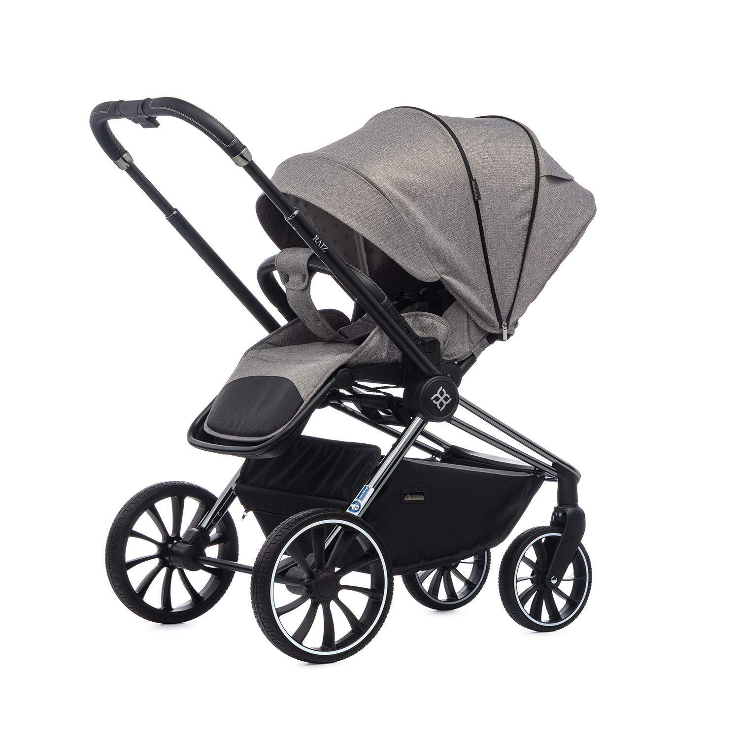 Коляска 2в1 Labala Raiz Light grey - фото 13